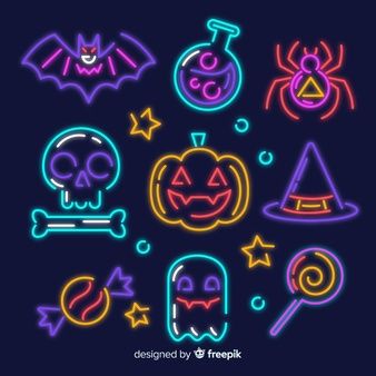 Halloween element neon sign collection Neon Sign Ideas, Neon Halloween, Halloween Logo, Halloween Web, Halloween Iii, Neon Painting, Halloween Wallpaper Iphone, Halloween Illustration, Neon Party