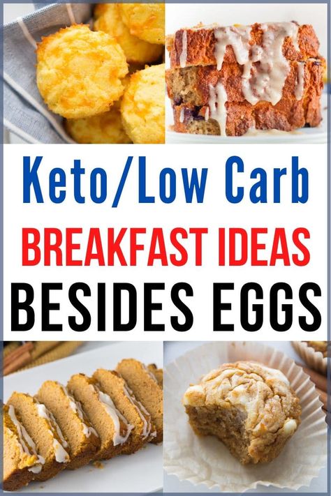 Breakfast Ideas Without Eggs, Low Carb Breakfast Ideas, Carb Breakfast Ideas, Kasey Trenum, Breakfast Keto, Keto Biscuits, Keto Recipes Breakfast, Low Carb Diets, Low Carb Breakfast Recipes