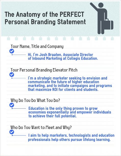 Your personal branding statement communicates what you do and why you do it in the most vivid terms possible for those that want to learn more about you as a professional. Personal Brand Statement Examples, Personal Brand Statement, Higher Education Marketing, Branding Infographic, Brand Statement, Strategy Infographic, Resume Building, Brand Messaging, Brand Archetypes