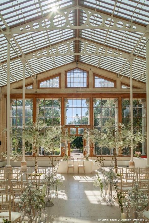 Kew Gardens Wedding, Wedding Ceremony Ideas, Palace Wedding, Cottage Wedding, Garden Weddings Ceremony, Greenhouse Wedding, Dream Wedding Venues, Garden Wedding Venue, Wedding Venue Inspiration