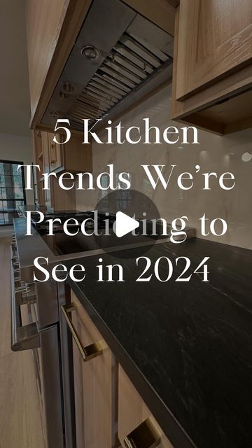 C3CC | Construction Services DFW on Instagram: "Discover the top 5 Kitchen Trends we’re predicting for 2024! 👀 1️⃣ Earthy Green Kitchens: Warm earthy tones create a cozy, timeless atmosphere. 2️⃣ Natural Woods: A continued favorite, bringing forth an elegant and minimalist aesthetic. 3️⃣ Stone Backsplash: Extend your island stone to your backsplash for a touch of luxury and durability. 4️⃣ Drawers in Lowers: Optimize vertical space for easy storage of pots and pans. 5️⃣ Hidden Outlets: Enhance your kitchen’s visual appeal by concealing outlets. Share your favorite trend with us! ✨ • • • #c3cc #kitchendesign #kitchentrends #kitchentrends2024 #homerenovation #earthytones #neutrals #customcabinets #customkitchen #homedesign #generalcontractor #hiddenoutlets #stone #backsplash #interior Vertical Paneling Backsplash, Kitchen Behind Kitchen, Mixed Materials Kitchen, True Residential Kitchen, Kitchen Design Two Tone Cabinets, Earth Tones Kitchen Ideas, No Kitchen Backsplash Ideas, Kitchens With Stone Backsplash, Spa Like Kitchen