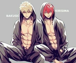 Bakugou Kirishima, Bakugou Manga, Kirishima Eijirou, Katsuki Bakugou, Hottest Anime Characters, My Hero Academia Shouto, Anime Guys Shirtless, My Hero Academia Episodes