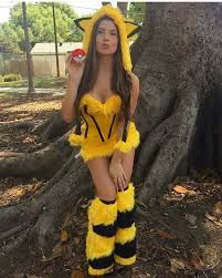 Amanda Cerny. Pokemon, Pikachu Cosplay! Pikachu Costume Women, Amanda Cerney, Pikachu Costume, Pokemon Costumes, Beauty Crush, Amanda Cerny, Rave Outfits, Costumes For Women, Harley Quinn