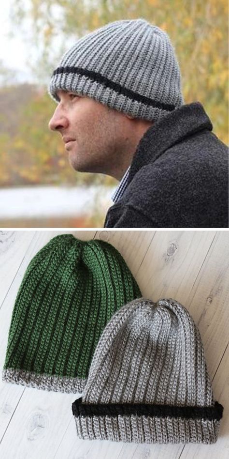 Mens Crochet Hat Pattern, Mens Crochet Hat, Crochet Mens Hat Pattern, Mens Scarf Knitting Pattern, Mens Hat Pattern, Crochet Mens, Mens Crochet, Mens Crochet Beanie, Beanie Pattern Free