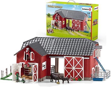 Continents Activities, Schleich Animals, Pbr Bull Riding, Sling Blade, Farm Village, Big Farm, Toy Barn, Toy Playset, Farm Toys