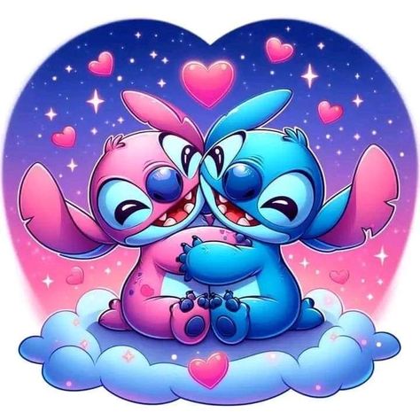 Stitch Disney Art, Stitch Y Angel, Lilo And Stitch Tattoo, Angel Lilo And Stitch, Lilo And Stitch Movie, Angel Stitch, Lilo And Stitch Characters, Mickey Mouse Wallpaper Iphone, Lilo And Stitch Quotes