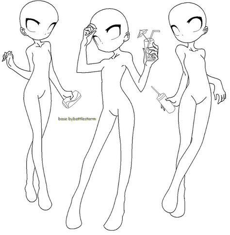 PPGZ base Girl Body Base, Ppg Base, Picasso Line Drawing, Pony Base, Body Type Drawing, Drawing Bases, Base Drawing, Powerpuff Girl, Drawing Stuff