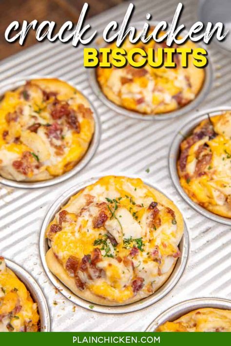 Chicken And Pillsbury Biscuits, Biscuit Cups Muffin Tins, Chicken And Grands Biscuits, Chicken And Canned Biscuits, Using Biscuits In Recipes, Biscuit And Chicken Recipes, Chicken Pillsbury Biscuit Recipes, Grands Biscuit Appetizer Recipes, Pillsbury Grand Biscuit Recipes