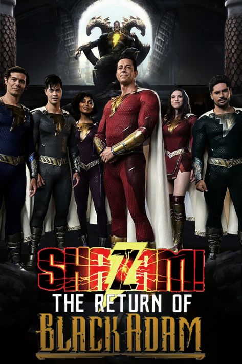 Black Adam Comics, Shazam Family, Justice League 2, Mary Marvel, Marvel Family, Captain Marvel Shazam, Black Adam, Zachary Levi, Book Artwork