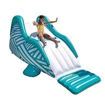 Pool Waterslide, Backyard Parties, Backyard Adventure, Inflatable Slide, Pool Slide, Room Garden, Active Play, Backyard Spaces, Kids Gift Guide