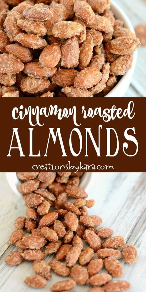 Recipes Using Dry Roasted Almonds, Dry Roasted Almonds Recipe, Almonds Snacks, Dry Roasted Almonds, Cinnamon Sugar Almonds, Roasted Almonds Recipe, Cinnamon Roasted Almonds, Almonds Roasted, Sugared Almonds