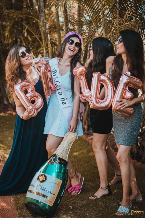 "For every bride-to-be, a bachelorette party is something she is looking out for before she ties the knot. An offbeat bachelorette Destination and gang of girls are the perfect recipe for a thrilling and fun experience. When it comes to bachelorette destinations, the list goes on. From Puducherry to Istanbul, Check out these Bachelorette Party Destinations for your girls' getaway. Bridal Shower On A Budget, Wedding Photography Poses Bridal Party, Bridal Shower Photography, Bachelorette Party Photo, Bachelorette Party Destinations, Bachelorette Destinations, Bridesmaid Photoshoot, Wedding Dance Video, Bridal Photography Poses