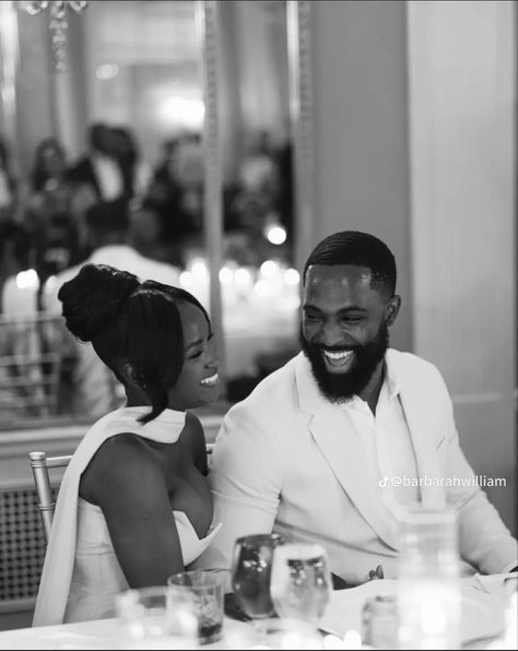 Black Husband And Wife Photoshoot, Black Love Wedding Theme, Small Wedding Black Couple, Intimate Wedding Black Couple, Black Couple Wedding Aesthetic, Married Black Couples, Modern Wedding Pictures, Black Tie Wedding Black People, Black Marriage Aesthetic