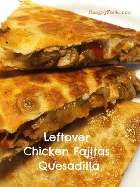 Leftover Chicken Fajitas, Oven Baked Chicken Fajitas, Recipe Using Leftover Chicken, Fajita Quesadilla, Mexican Dinners, Chicken Fajita Casserole, Chicken Quesadilla Recipe, Baked Chicken Fajitas, Roast Chicken Leftovers