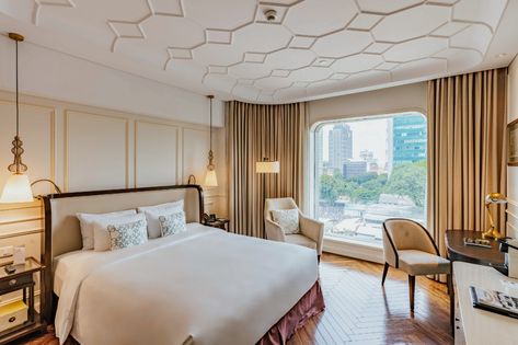 Indochine Style, Deluxe Room, Luxury Hotel Room, Bright Decor, Mini Bars, Fine Dining Restaurant, Hotel Suites, Hotel Design, Lounge Room