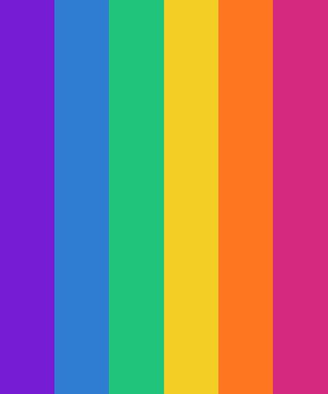 Bright Spectrum Color Palette Bright Color Pallets, Beautiful Color Palettes, Palettes Color, Create Color Palette, Rainbow Palette, Hex Color Palette, Color Palette Challenge, Pantone Colors, Unicorn Colors