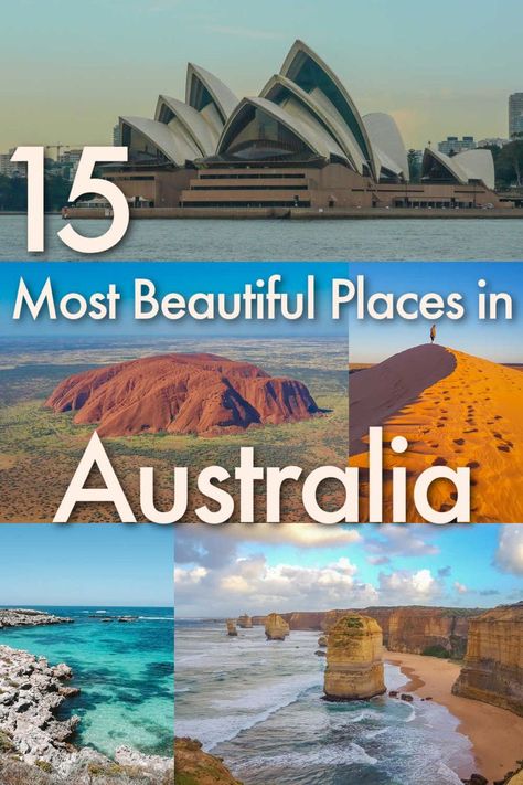 Your Australia itinerary starts here! We've listed the most beautiful places in Australia to visit, from beaches to mountains, deserts, islands, and landmarks. All you need to know about each Australia's attractions, where to stay near them, and exciting activities and tours to do there. #Australia #visitAustralia #Australiaattractions Australia Tourist Attractions, Places In Australia, Nz Travel, Australia Tourism, Australia Itinerary, Australia Backpacking, Visit Sydney, Australia Vacation, Travel America