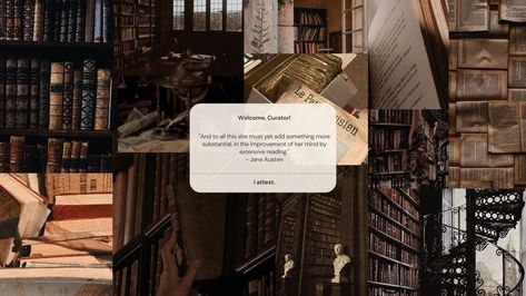 #aesthetic #library #desktop #wallpaper #janeausten #quote Vintage Desktop Wallpapers, Aesthetic Library, Desktop Wallpaper Quotes, Old Library, Library Aesthetic, The Queen's Gambit, Cute Laptop Wallpaper, Book Wallpaper, Wallpaper Laptop