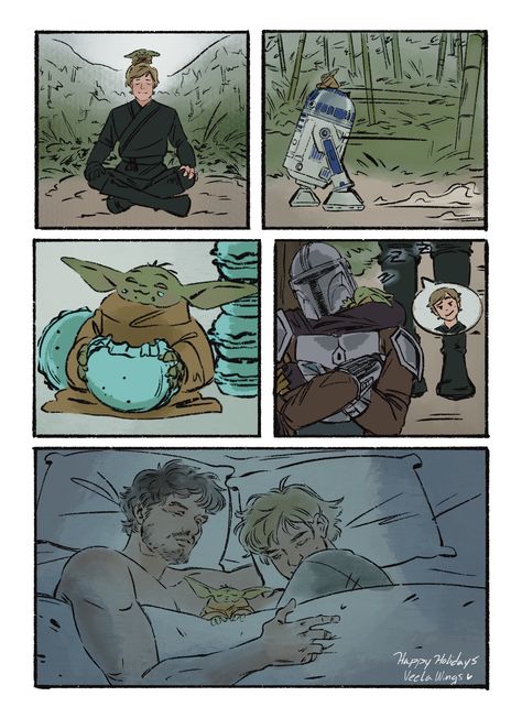 Anakin Skywalker Fanart Father, Luke Skywalker X Mando, Star Wars Jokes, Star Wars Comics, The One Where, Percy Jackson Art, Star Wars Fan Art, Star Wars Fandom, Star Wars Clone Wars