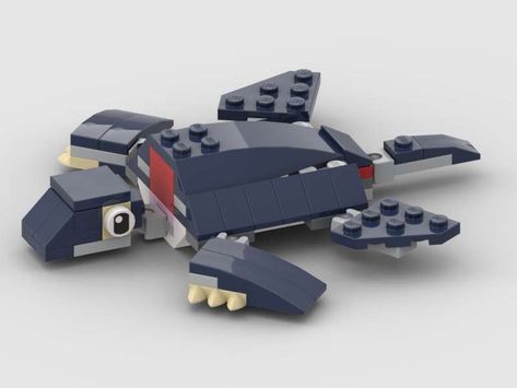 Lego Animals, Deep Sea Creatures, Building Instructions, Group Of Companies, Lego Parts, Lego Design, Crafty Craft, Sea Turtle, Sea Creatures