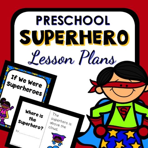 Superhero Lesson Plans, Superhero Theme Preschool, Superhero Crafts For Kids, Theme Preschool Lesson Plans, Superhero Lessons, Preschool Teacher Tips, Superhero Preschool, Preschool Apple Theme, Classroom Lesson Plans