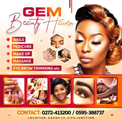 Beauty flyer Hairdresser Banner Design, Beauty Flyer Design Inspiration, Hairdresser Flyer Design, Make Up Flyer Design, Beauty Salon Flyer Design, Makeup Flyer Design, Beauty Flyer Design, Hair Salon Flyer, Hair Poster Design