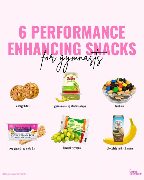 The Best Snacks for Competitive Gymnasts - Christina Anderson RDN | The Gymnast Nutritionist® Snacks For Gymnasts, The Best Snacks, Banana Toast, Preworkout Snack, Best Snacks, Yogurt And Granola, Post Workout Snacks, Workout Snacks, Gluten Free Snacks