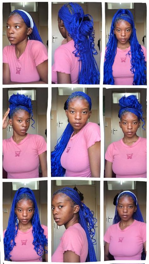 Claw Clip Ponytail Box Braids, Braid Business, Knotless Hairstyles, Styling Braids, Women Cornrows, Short Box Braids Hairstyles, Fashion Figure, Big Box Braids Hairstyles, Box Braids Hairstyles For Black Women