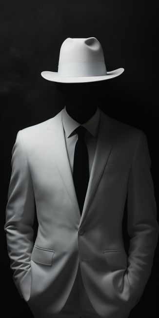 Black Men Portraits, Anime Pop Art, Chiaroscuro Lighting, Monochromatic Minimalist, Pantomime, White Suit, Men Stylish Dress, New Photo Download, Phone Wallpaper For Men