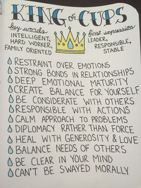 Static Chaos — And just like that, the suit of cups is complete!... King Of Cups Meaning, King Of Cups Tarot, Chaos King, Suit Of Cups, Aura Manifestation, Tarot Symbols, Manifestation Energy, King Of Cups, King Of Swords