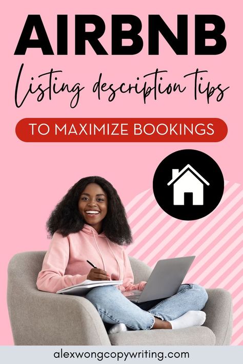 Airbnb Listing Tips, Airbnb Listing Description, Airbnb Description Ideas, Marketing Airbnb, Airbnb Marketing, Airbnb Hosting, Rental Ideas, Hosting Tips, Airbnb House