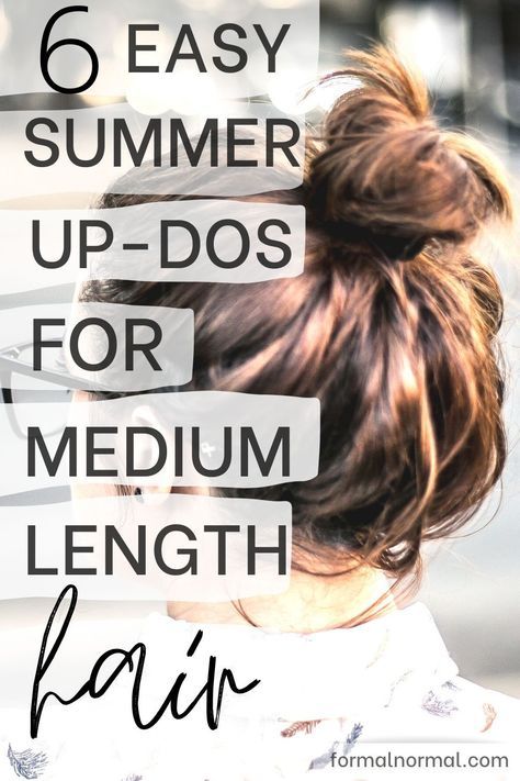 Casual Up Dos For Medium Hair, Hot Weather Hairstyles For Medium Hair, Easy Messy Updo For Medium Hair, Easy Beach Updos For Medium Hair, Cute Summer Updos Easy, Easy Everyday Updos For Medium Hair, Hairstyles For Medium Length Hair Easy Simple Casual Updos, Medium Length Hair Updos Easy Casual, Updo For Hot Weather