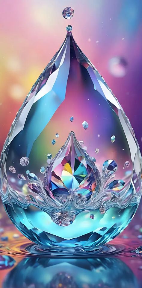 Crystal Wall, Bubbles, Wallpapers, Queen, Crystals, Water, Glass, Quick Saves, Color