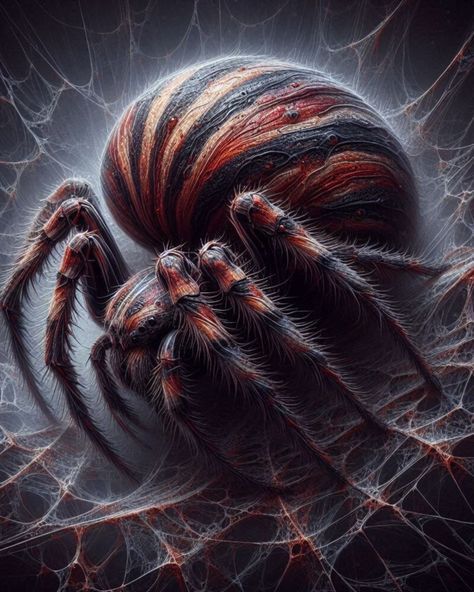 Fantasy Spider Spider Human, Fantasy Spider, Spider Horror, Scary Spider, Wolf Spider, Spiders Scary, Fantasy Animals, Spider Art, Arachnids