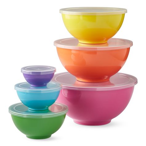 Mixing Bowls With Lids, Turquoise Bowl, Ceramic Mixing Bowls, Fresh Top, Cake Kit, Pink Bowls, Melamine Bowls, Green Bowl, Mixing Bowls Set