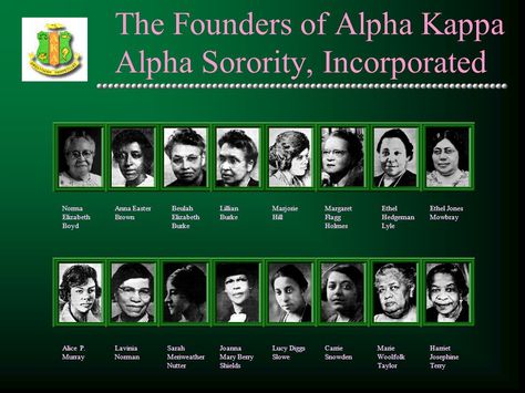 Informational Presentation. The History of Alpha Kappa Alpha Alpha ... Alpha Kappa Alpha History, J15 Aka Alpha Kappa Alpha, Alpha Kappa Alpha Founders Day, Aka Artwork, Aka Sisterhood, Alpha Kappa Alpha Founders, Aka Founders, Black Sorority, Alpha Kappa Alpha Paraphernalia