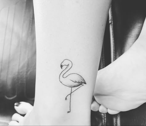 Mama Flamingo Tattoo, Tiny Flamingo Tattoos For Women, Fine Line Flamingo Tattoo, Mother Daughter Flamingo Tattoos, Flamingo Mom Tattoo, Flamingo Tattoo Minimalist, Small Flamingo Tattoo, Flamingo Tattoo Meaning, Flamingo Tattoo Black