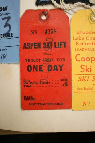 #aspenski remember when it was this cheap to ski Vintage Aspen Poster, 70s Apres Ski, Vintage Skiing Posters, Vintage Apres Ski Aesthetic, Ski Pass Design, Ski Resort Branding, Ski Graphic Design, Ski Lift Aesthetic, Ski Branding