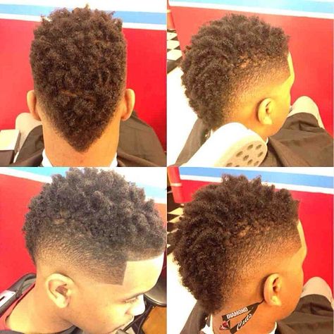 faded-mohawk-hairstyles-4 Boys Curly Haircuts, Black Haircut Styles, Boys Haircut Styles, Black Boys Haircuts, Haircuts 2022, Toddler Haircuts, Baby Boy Haircuts, Baby Boy Hairstyles