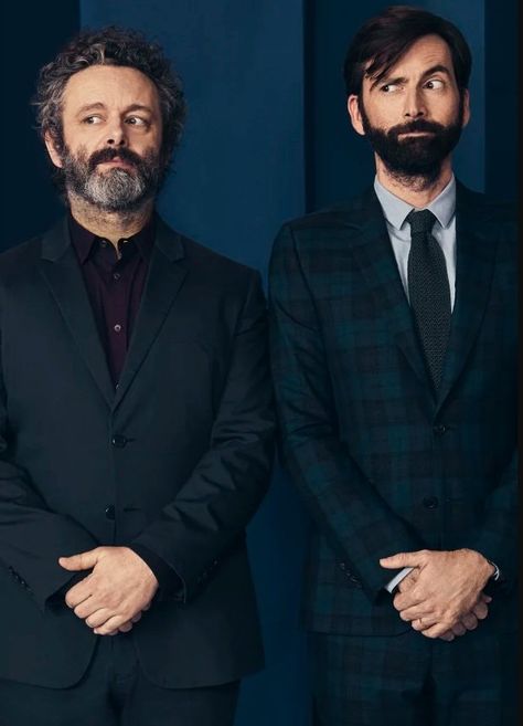 Michael Sheen And David Tennant, David Tennant And Michael Sheen, Old Married Couple, David Michael, Good Omens Book, Terry Pratchett, Michael Sheen, Neil Gaiman, Stargate