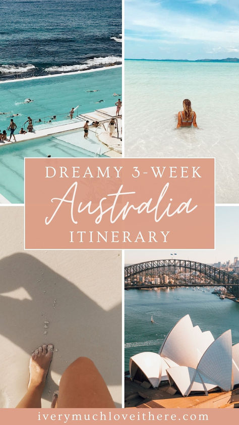 Australia Travel Itinerary | 3 week Australia Itinerary Australia 3 Week Itinerary, Sydney Itinerary, Whitsundays Australia, Whitsunday Islands, Australia Itinerary, Oceania Travel, Byron Bay, Australia Travel, Asia Travel