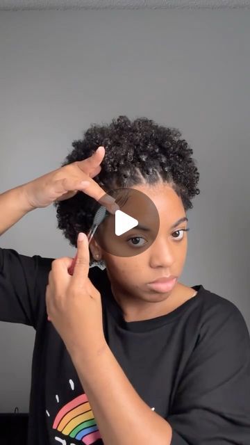 Candace🩷Renee on Instagram: "Here come the TWA styles 🙂 You guys know I love a good simple hairstyle and I spice them up with accessories so stay tuned 🤍   #twastyles #twa #naturalhairstyles #curlyhairstyles #type4hair" Afro With Side Part, Twa Braids Short Natural Hair, Short Hairstyles On Natural Hair, 4c Afro Hairstyles Short, Natural Twa Hairstyles For Black Women, Two Strand Flat Twist Styles, Cute Twa Hairstyles, Twa 4c Hairstyles, Finger Coils Short Natural Hair