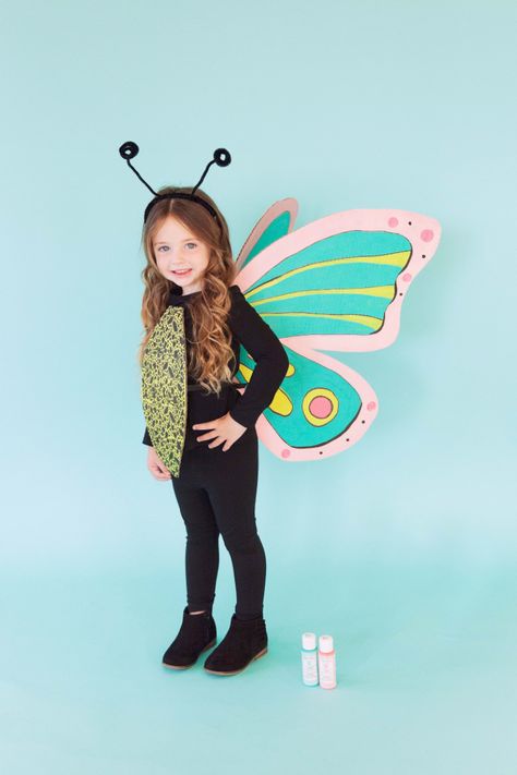 Toddler Butterfly Costume, Halloween Costumes For Toddlers, Butterfly Costume Kids, Diy Butterfly Costume, Butterfly Costumes, Girls Butterfly Costume, Costumes For Toddlers, Butterfly Halloween Costume, Diy Halloween Costume Ideas