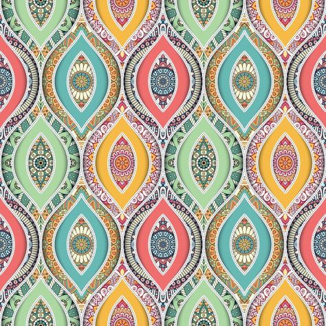 Paper Tiles, Boho Wedding Style, Arts And Crafts For Teens, Textile Prints Design, Abstract Pattern Design, Textile Pattern Design, Digital Borders Design, Border Pattern, Ethnic Patterns