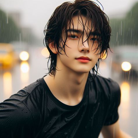 Asian Male Character Inspiration, Fit Male Body Reference, Handsome Guy Perfect Man, Handsome Anime Men, Male Model Face, Korean Men Hairstyle, Asian Male Model, Handsome Asian Men, Boys Long Hairstyles