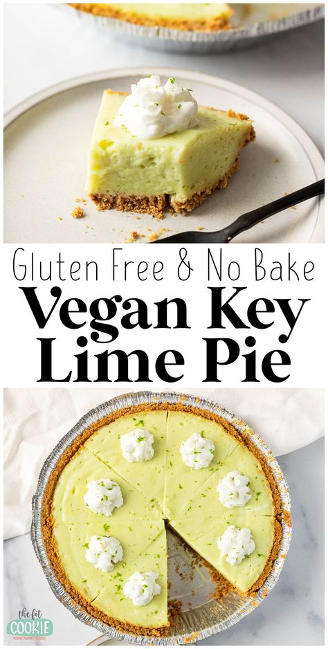 Vegan Key Lime Pie Recipe, Vegan Key Lime Pie, Vegan Key Lime, Key Lime Tarts, Tarte Vegan, Key Lime Pie Recipe, Lime Tart, Lime Pie Recipe, Keylime Pie Recipe