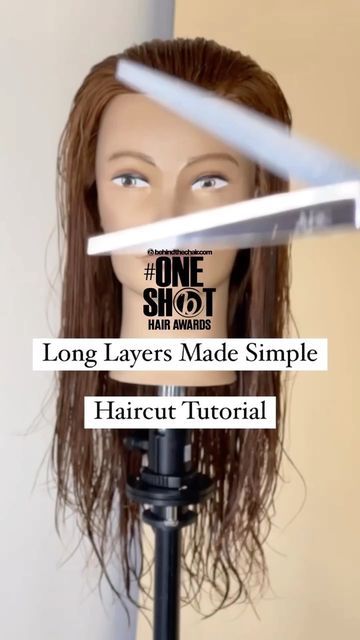 Layering Long Hair Face Framing, Face Frame Haircut Tutorial, Long Layered Hair Diy, How To Do Long Layers Hair Tutorials, Long Layer Tutorial, Face Trimming Layers Long Hair, How To Long Layers Haircut, Face Framing Tutorial, Diy Face Framing Layers Long Hair