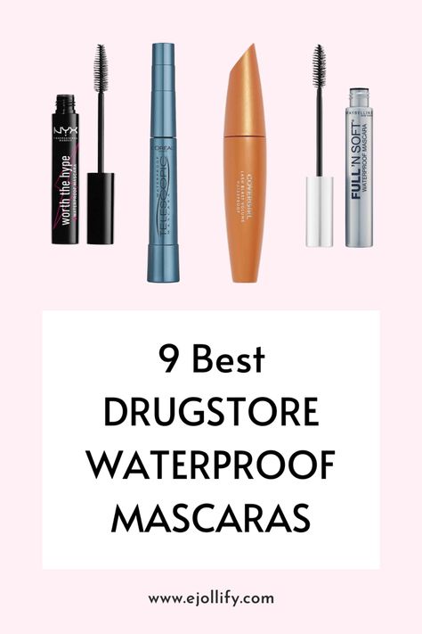 9 Best Drugstore Waterproof Mascara in 2022 • Smudge and Clump Proof Best Drugstore Mascara Waterproof, Good Waterproof Mascara, Best Water Proof Mascara, No Clump Mascara, Best Natural Looking Mascara, Best Mascara For Length And Volume Drugstore, No Smudge Mascara, Best Drugstore Mascara 2023, Best Waterproof Mascara For Swimming