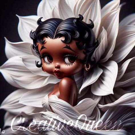 Betty Boop Tattoo, Original Betty Boop, Black Bratz Doll, Betty Boop Classic, Black Betty Boop, New Haven Connecticut, Betty Boop Art, Betty Boop Cartoon, Betty Boop Pictures