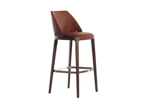 Potocco Velis Barstool for Cosh Living | est living Design Directory Restaurant Booths, Loose Furniture, Dining Cabinet, Designer Bar Stools, Leather Stool, Dining Stools, Stools With Backs, High Stool, Supper Club